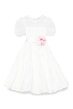 abito in poliestere bianco MONNALISA KIDS | 77E90054010192